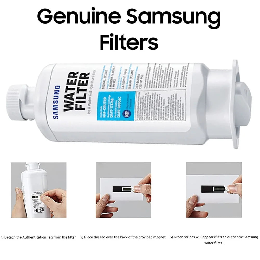 Samsung® DA97-17376B HAF-QIN/EXP Refrigerator Water Filter - Pack of 2