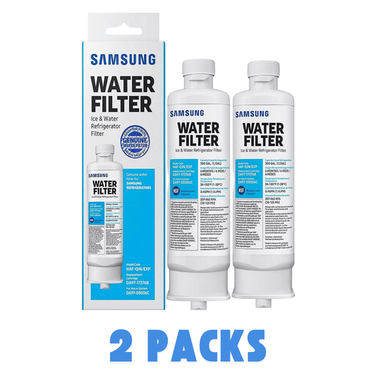Samsung DA97-17376B HAF-QIN/EXP Refrigerator Water Filter - Pack of 2