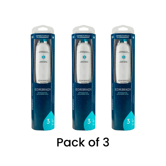 EDR3RXD1 Refrigerator Water Filter Replacement – Pack of 3